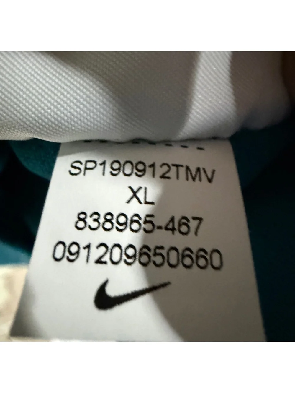 Nike Golf VHSL Men’s XL Teal Dri-FIT Polo Shirt